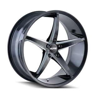 Touren – TR70 – Black – 17″x7.5″ 40mm – Summer Wheels – 3270-7765B